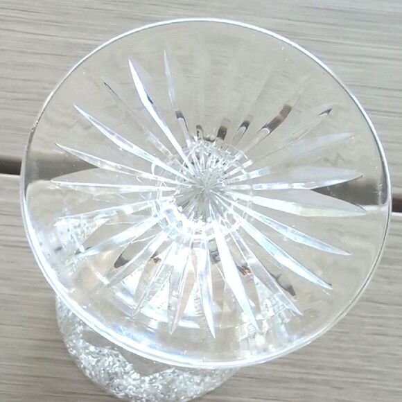 Antique American Brilliant Cut Crystal Wine Glasses, Set of 4 - Picture 7 of 12